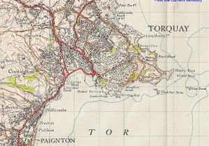 Devonshire England Map torquay Geological Field Guide by Ian West