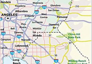 Diamond Bar California Map Amazon Com Los Angeles County Map Laminated 36 W X 37 H