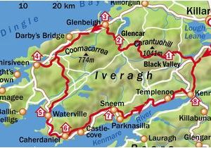 Dingle Bay Ireland Map Kerry Way Die Einzelnen Etappen Im A Berblick Outdoor