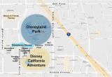 Disney Land California Map Maps Of the Disneyland Resort