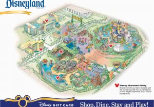 Disney Land California Map Printable Map Of Disneyland and California Adventure Printable Maps