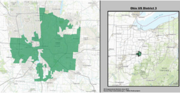 District Map Of Ohio Ohio S 3rd Congressional District Wikipedia