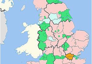 Districts Of England Map Subdivisions Of England Revolvy