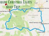 Divide Colorado Map the Christmas Lights Road Trip Through Colorado that S Nothing Short