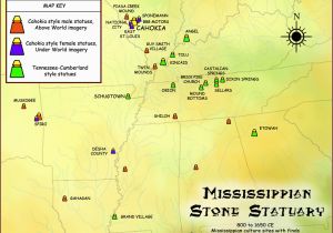 Dixon Tennessee Map Mississippian Stone Statuary Wikipedia