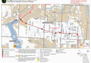 Dnr Michigan Maps Bergland to Sidnaw Route West Mi Dnr Avenza Maps