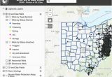 Dominion East Ohio Service area Map Oil Gas Well Locator