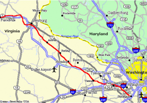 Dominion East Ohio Service area Map Washington Old Dominion Trail D C Rail Trail