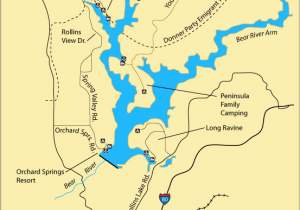 Donner Pass California Map Map Of Rollins Lake Colfax Ca Camping Pinterest Lake Camping