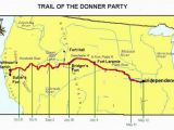 Donner Pass California Map the Tragic Story Of the Donner Party Legends Of America