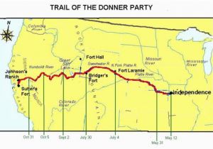 Donner Pass California Map the Tragic Story Of the Donner Party Legends Of America