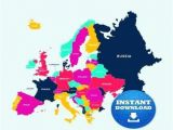 Downloadable Map Of Europe Map Of Europe Unlabeled Climatejourney org