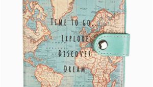 Dream Stream Colorado Map Sass Belle Vintage World Map Passport Holder Amazon Co Uk