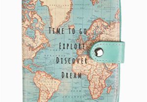 Dream Stream Colorado Map Sass Belle Vintage World Map Passport Holder Amazon Co Uk