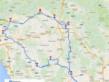 Driving Map Italy Tuscany Itinerary See the Best Places In One Week Florence