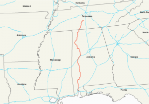 Driving Map Of Alabama U S Route 43 Wikipedia