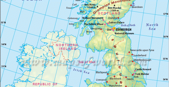 Driving Map Of England Britain Map Highlights the Part Of Uk Covers the England