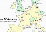 Driving Map Of France with Distances European Driving Distances and City Map