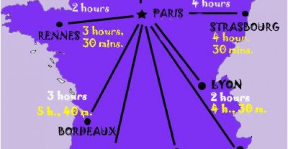 Driving Map Of France with Distances France Maps for Rail Paris attractions and Distance