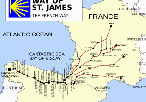 Driving Map Of France with Distances French Way Wikipedia