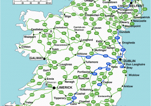 Driving Map Of Ireland Ireland Road Map