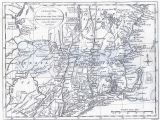 Driving Map Of New England 1775 to 1779 Pennsylvania Maps