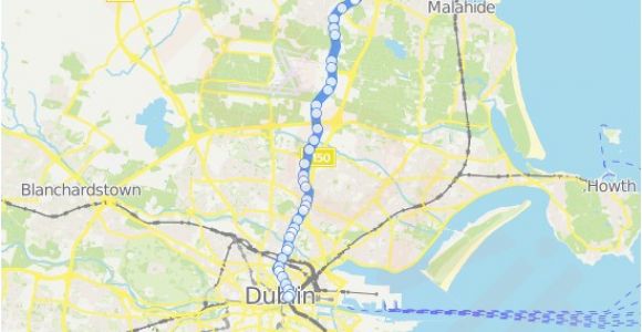 Dublin Ireland Bus Map 41d Route Time Schedules Stops Maps Marlborough Street