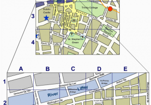 Dublin Ireland Map Of City Dublin City Centre Street Map Irishtourist Com