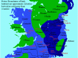 Dublin Ireland On A Map the Map Makes A Strong Distinction Between Irish and Anglo French