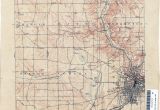 Dublin Ohio Zip Code Map Ohio Historical topographic Maps Perry Castaa Eda Map Collection