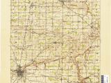 Dublin Ohio Zip Code Map Ohio Historical topographic Maps Perry Castaa Eda Map Collection