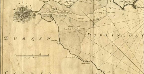 Dunleary Ireland Map Map Of Dublin Bay From Portmarnock to Dunleary Captain G Collins