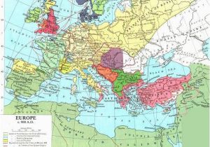 Early Medieval Europe Map Europe In the Middle Ages From 500 Ad 1500 Ad History Of