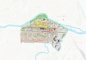 Earthquake Map Canada A Map Of Downtown Calgary Alta Part Of An Ongoing Series