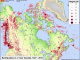Earthquake Map Canada Seismic Hazard Map California Secretmuseum