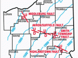 Earthquake Map Ohio northeastern Ohio January 1986