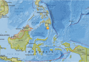 Earthquake Map Texas Magnitude 6 8 Earthquake Strikes the Philippines Prompts Tsunami