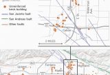 Earthquake southern California Map In Shadow Of San andreas Fault Hundreds Of Inland Empire Buildings