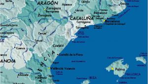 East Coast Of Spain Map Detailed Map Of East Coast Of Spain Twitterleesclub