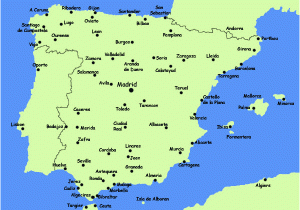 East Spain Map Detailed Map Of East Coast Of Spain Twitterleesclub