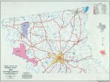East Texas Map with Counties Texas County Highway Maps Browse Perry Castaa Eda Map Collection