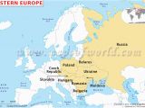 Easter Europe Map Map Of Russia and Eastern Europe
