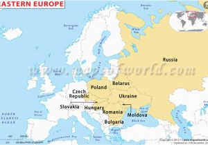 Easter Europe Map Map Of Russia and Eastern Europe
