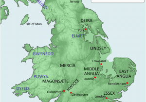 Eastern England Map the Development Of England Boundless World History