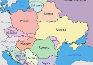 Eastern Europe and asia Map Maps Of Eastern European Countries