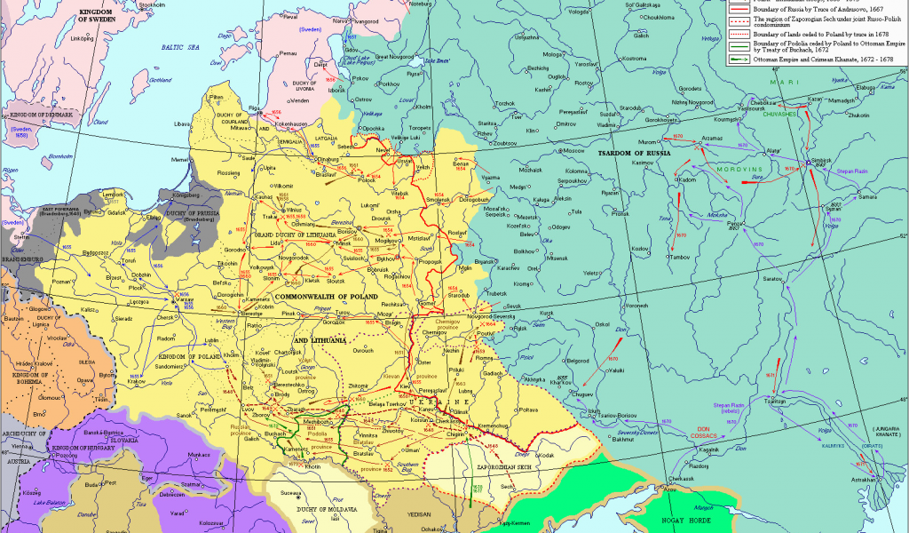 Карта 1612 года