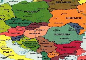 Eastern Europe Map with Capitals 25 Categorical Map Of Eastern Europe and Capitals