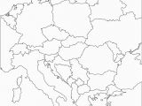 Eastern Europe Outline Map 62 Unfolded Simple Europe Map Black and White
