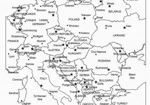 Eastern Europe Outline Map 62 Unfolded Simple Europe Map Black and White