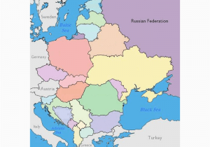 Eastern Europe Political Map Quiz 17 Actual Eastern Europe and Russia Map